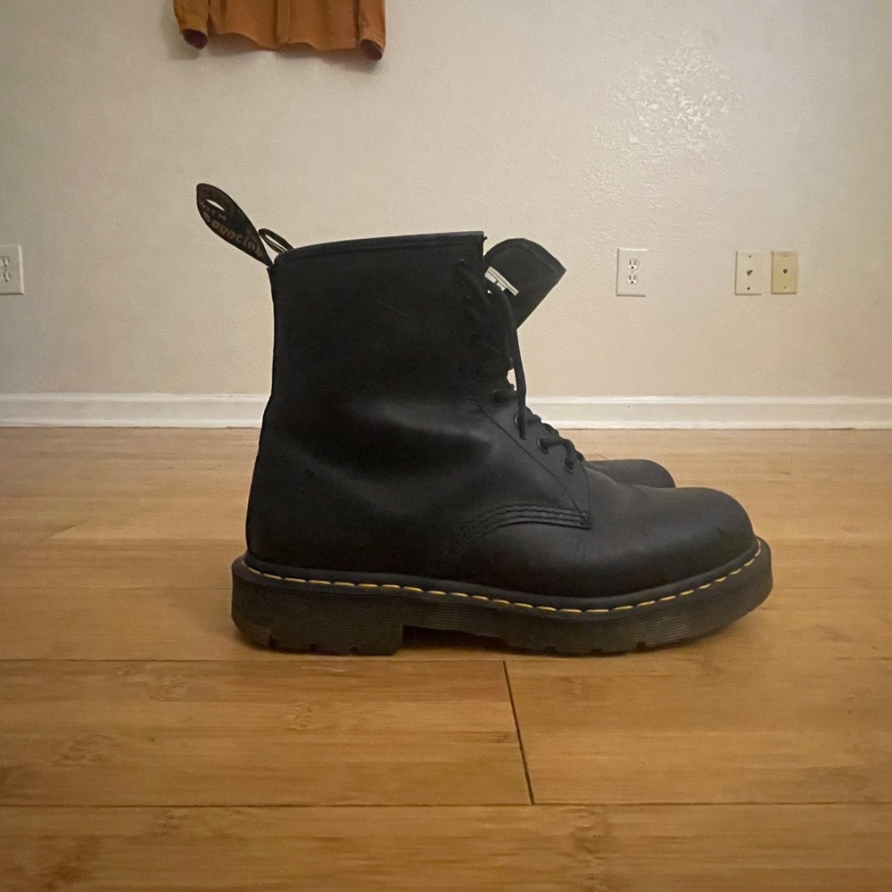 Stylish and Durable Dr. Martens 1460 Non-Slip Boots - Lightly Used